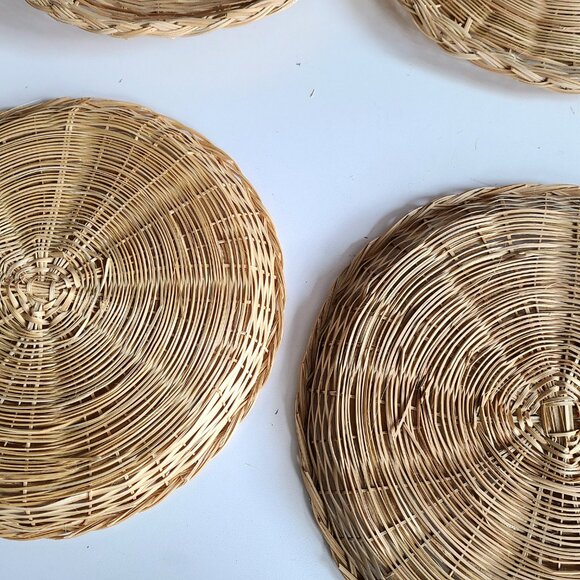 9 wicker basket platers. Wall decor. - Picture 3 of 4